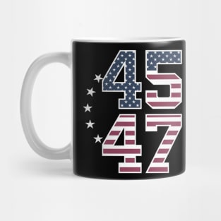 Funny QR Trump 45 47 Trump Dancing Code Pocket Scan Mug